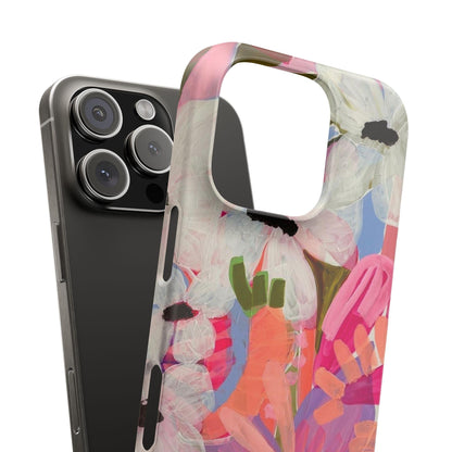 Blossoming Grace Floral Snap iPhone Cases