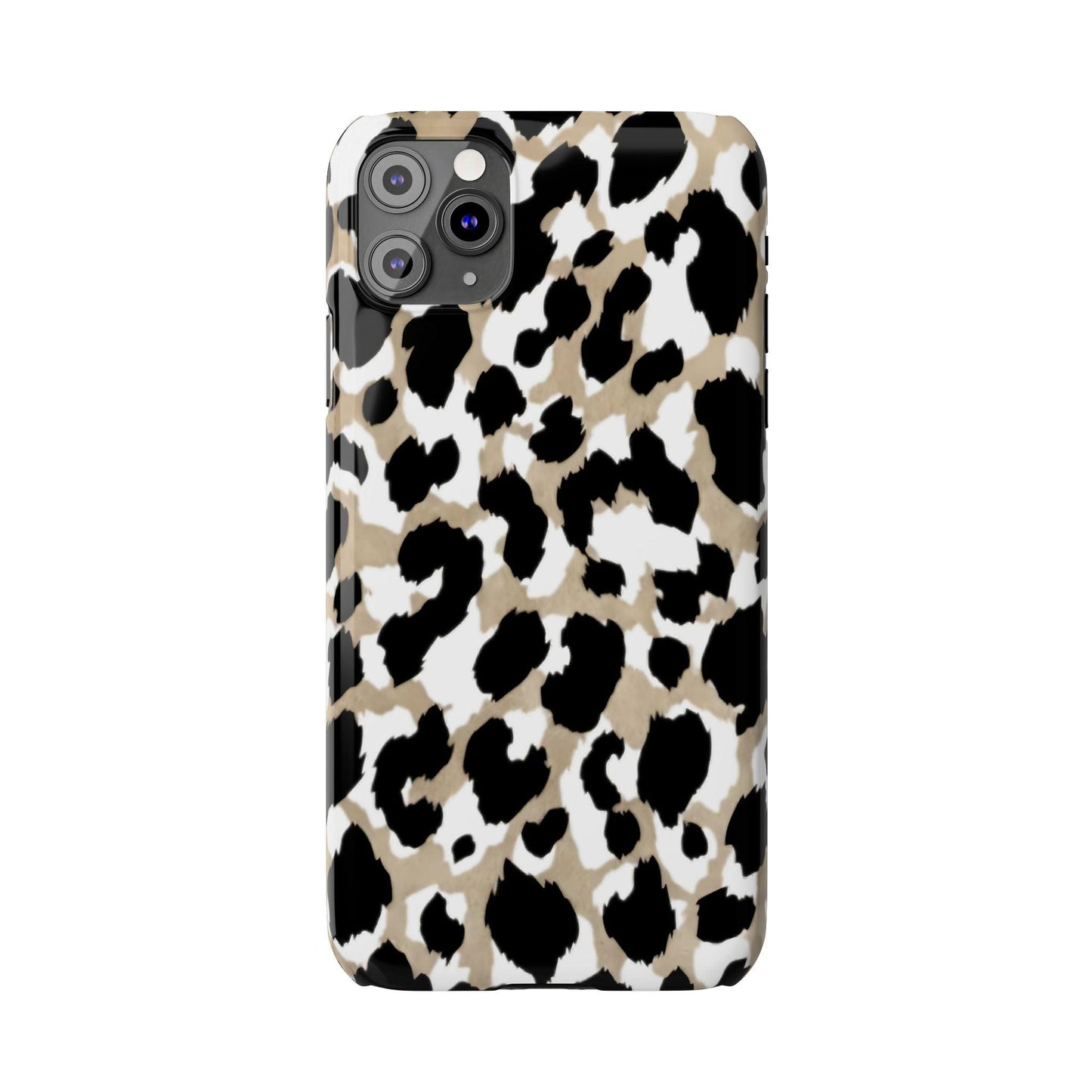 Savanna Noir Spots Slim iPhone Cases