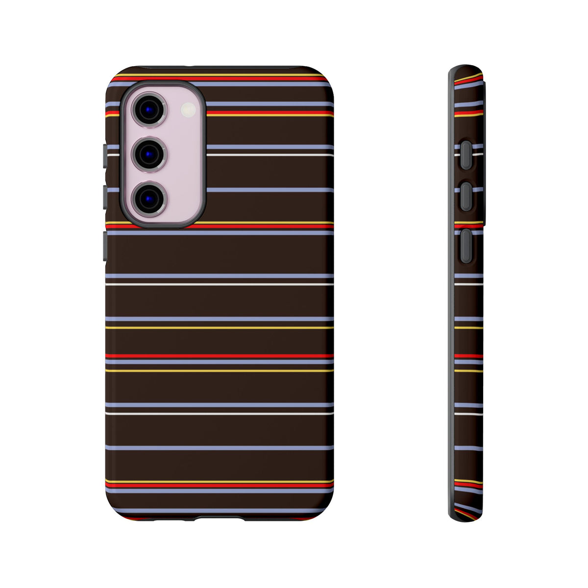 Chocolate Citylines Striped Phone Case