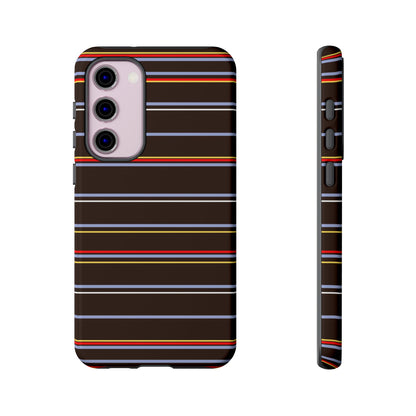 Chocolate Citylines Striped Phone Case