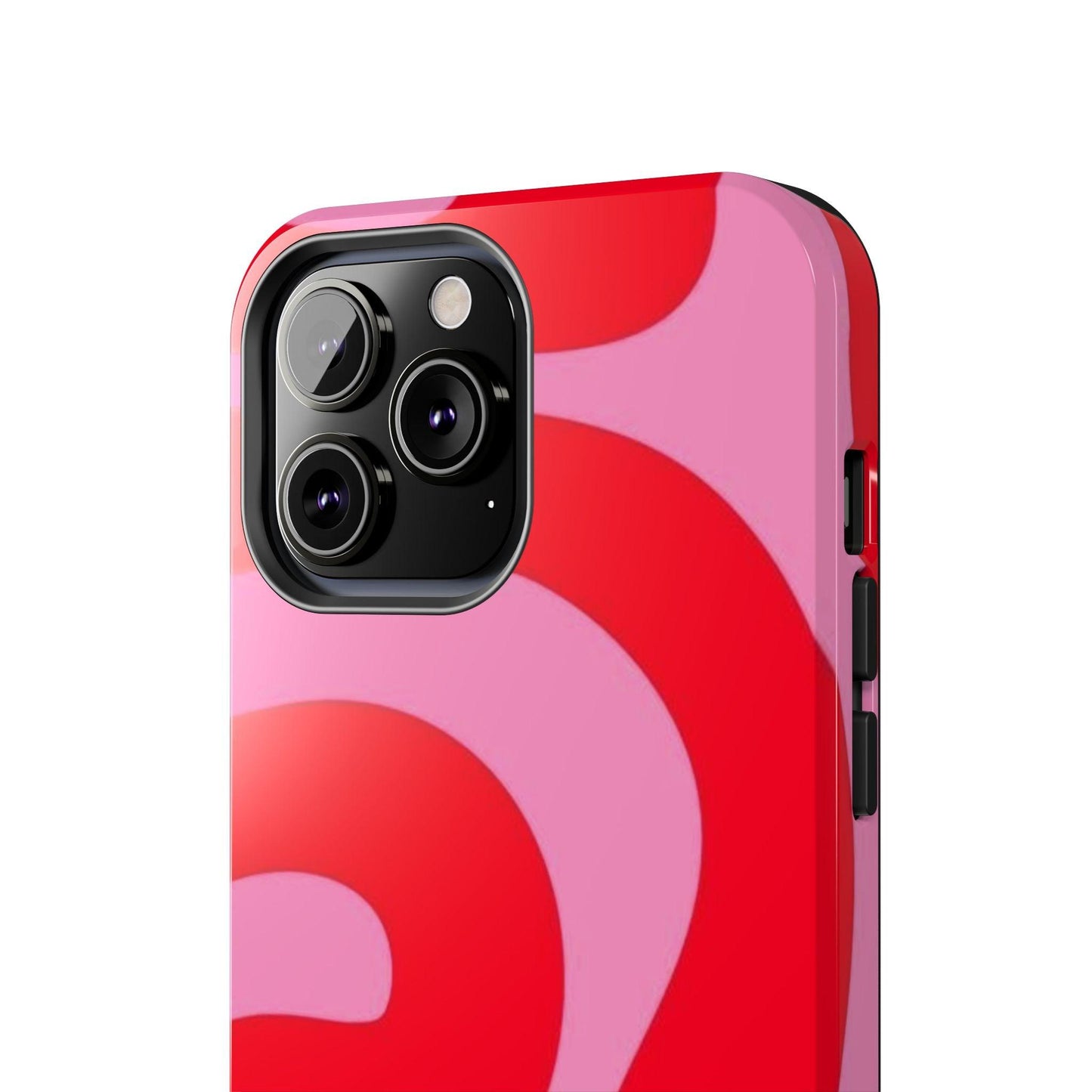 Pop Pink Swirls Tough iPhone Cases