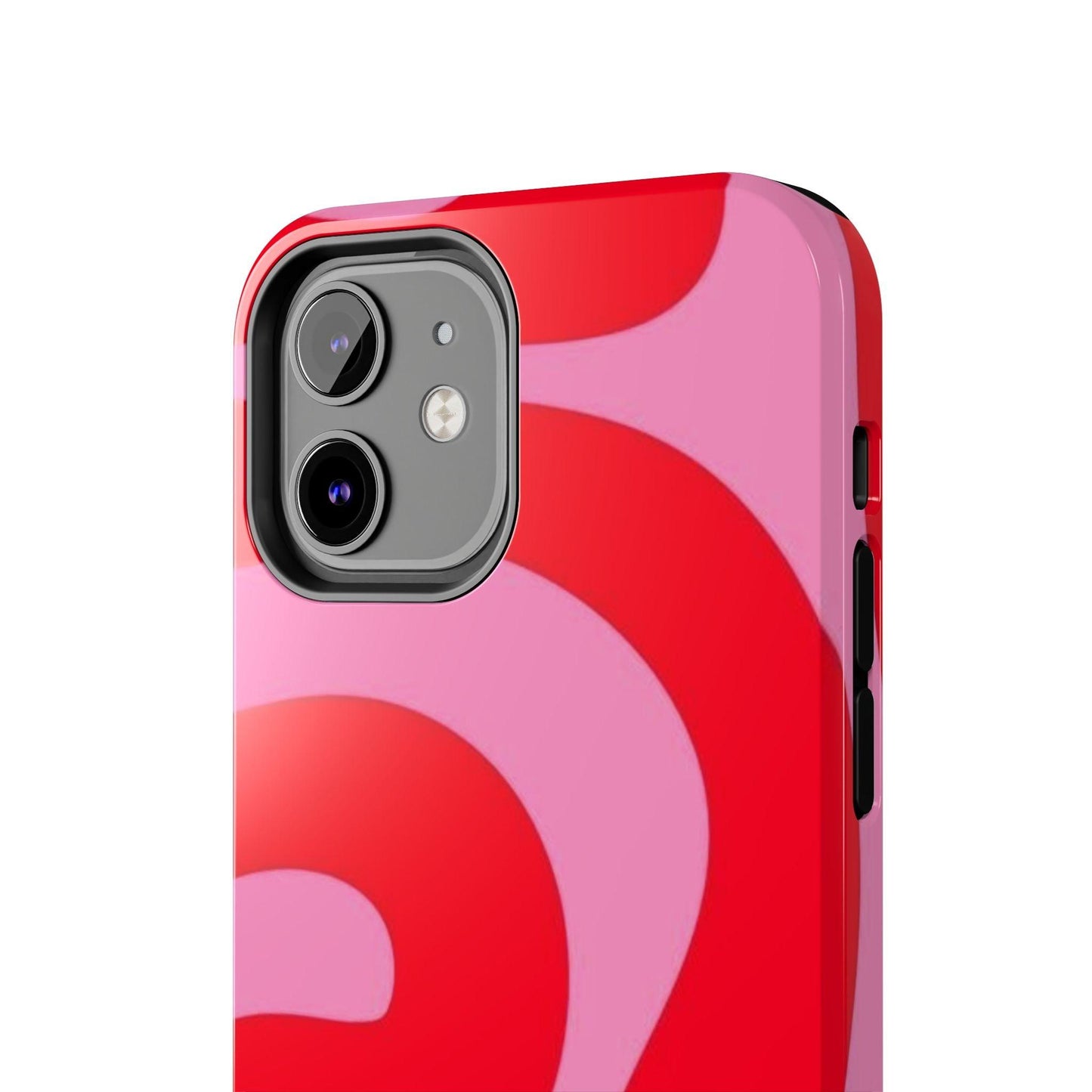 Pop Pink Swirls Tough iPhone Cases