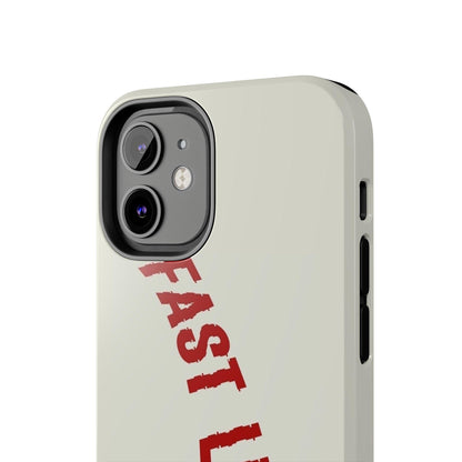 Fast Like a Race Car Tough iPhone Cases