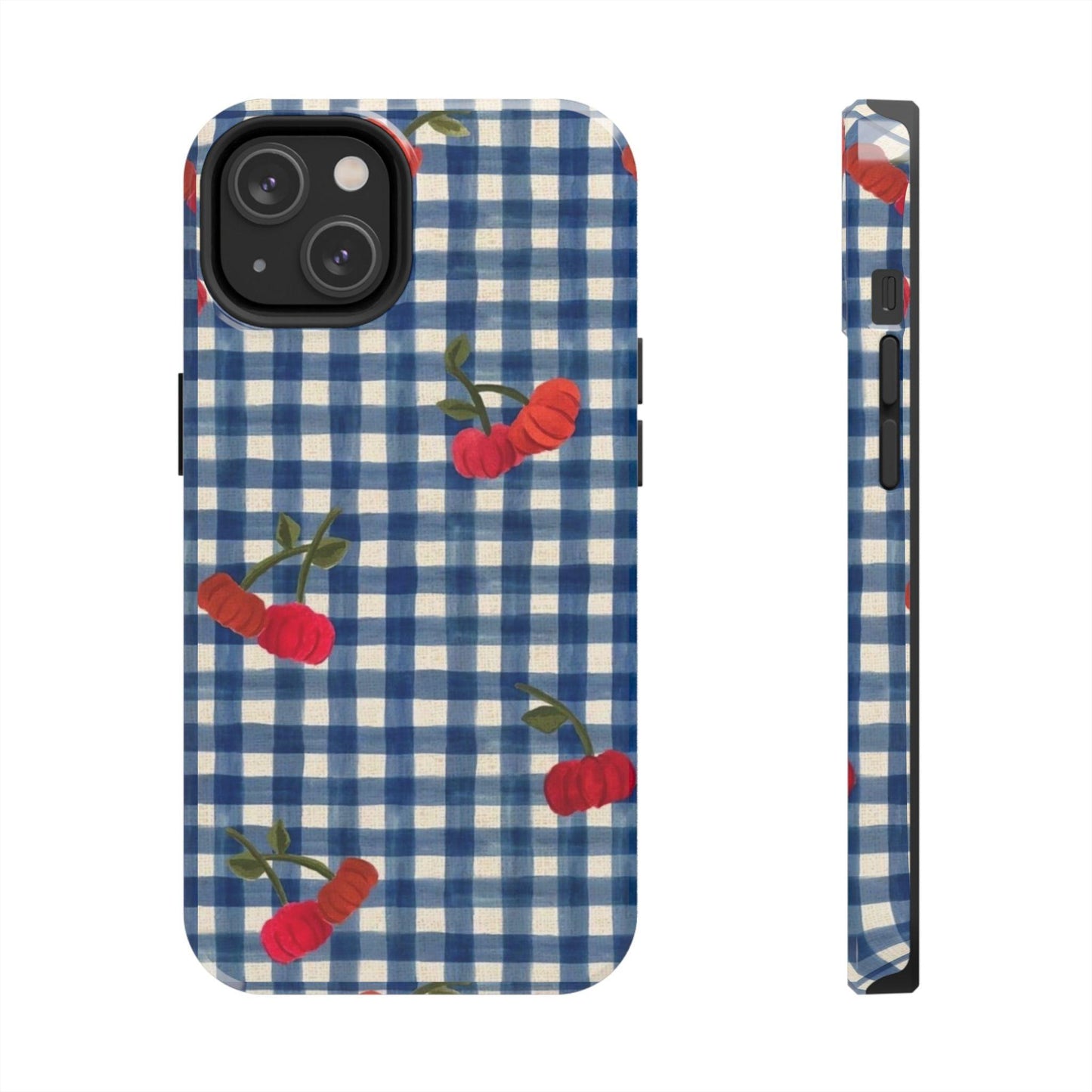 Charming Gingham Tough iPhone Cases