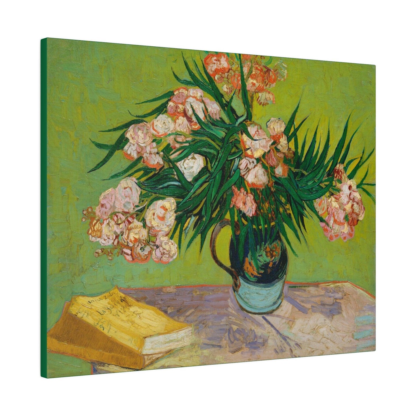 Oleanders 1888 by Vincent Van Gogh  Matte Canvas Stretched 0.75