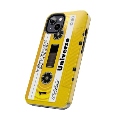 Retro Yellow Cassette Tape iPhone Cases