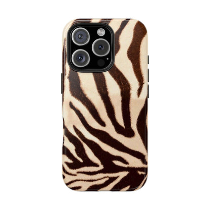 Taupe Twilights Stripe Tough iPhone Cases