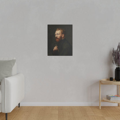 John Russell's Portrait of Vincent van Gogh (1886) - Matte Canvas, Stretched, 0.75"