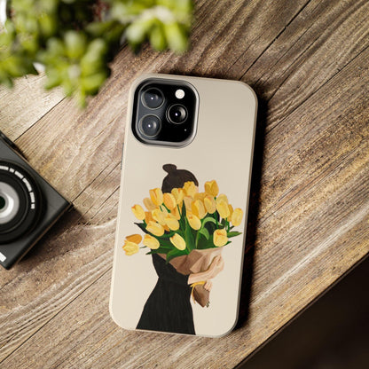 Golden Blooms: Femme Elegance Edition Tough Phone Cases