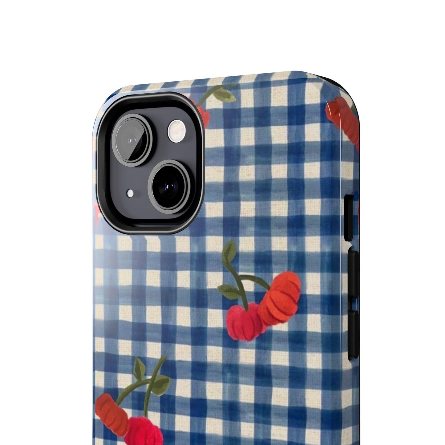 Charming Gingham Tough iPhone Cases