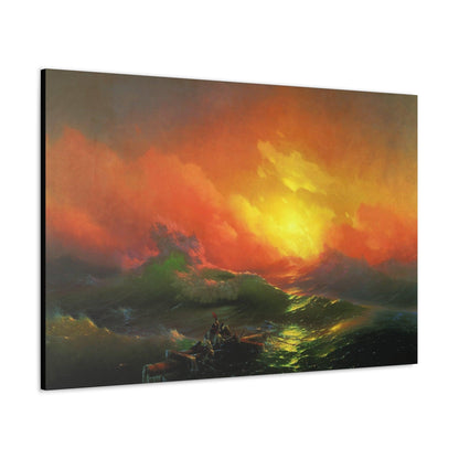 The Ninth Wave by Aivazovsky, Ivan - Canvas Gallery Wraps