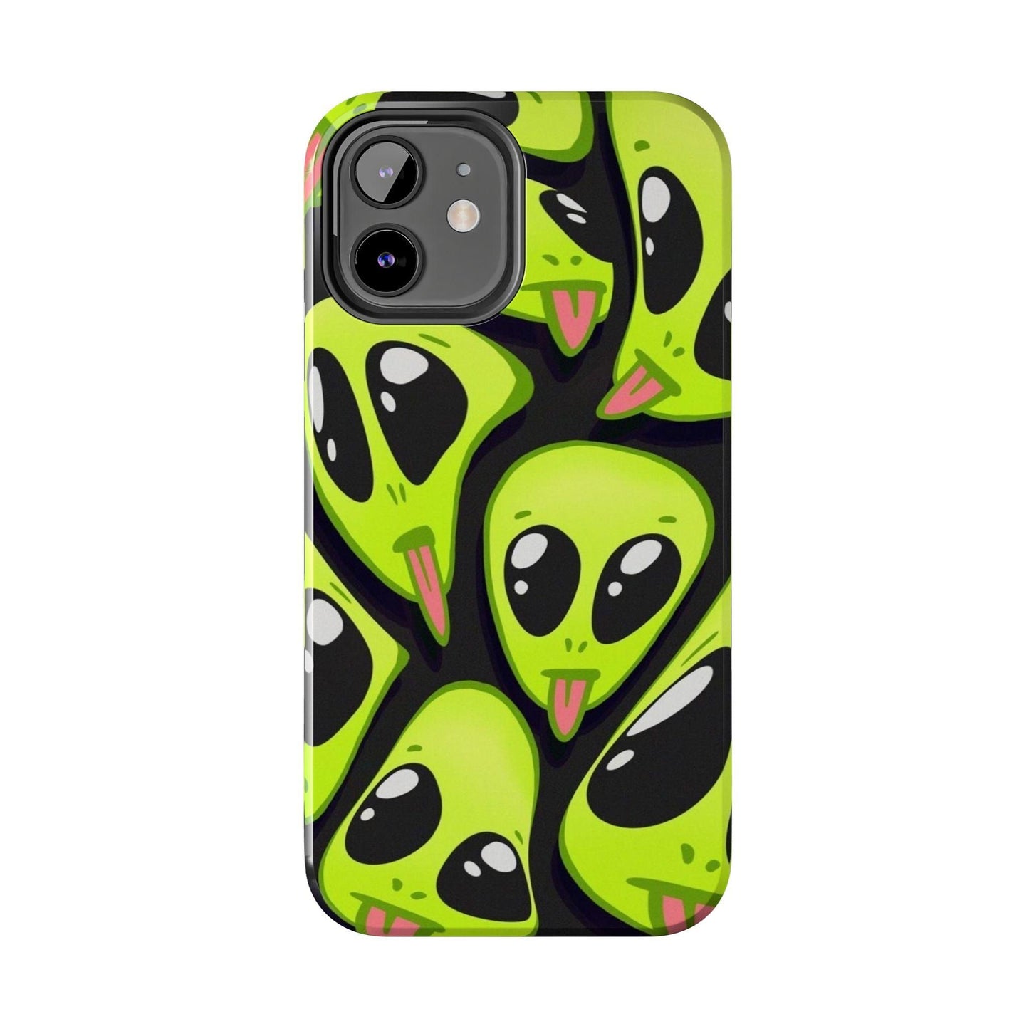 Alien Frenzy Tough iPhone Cases