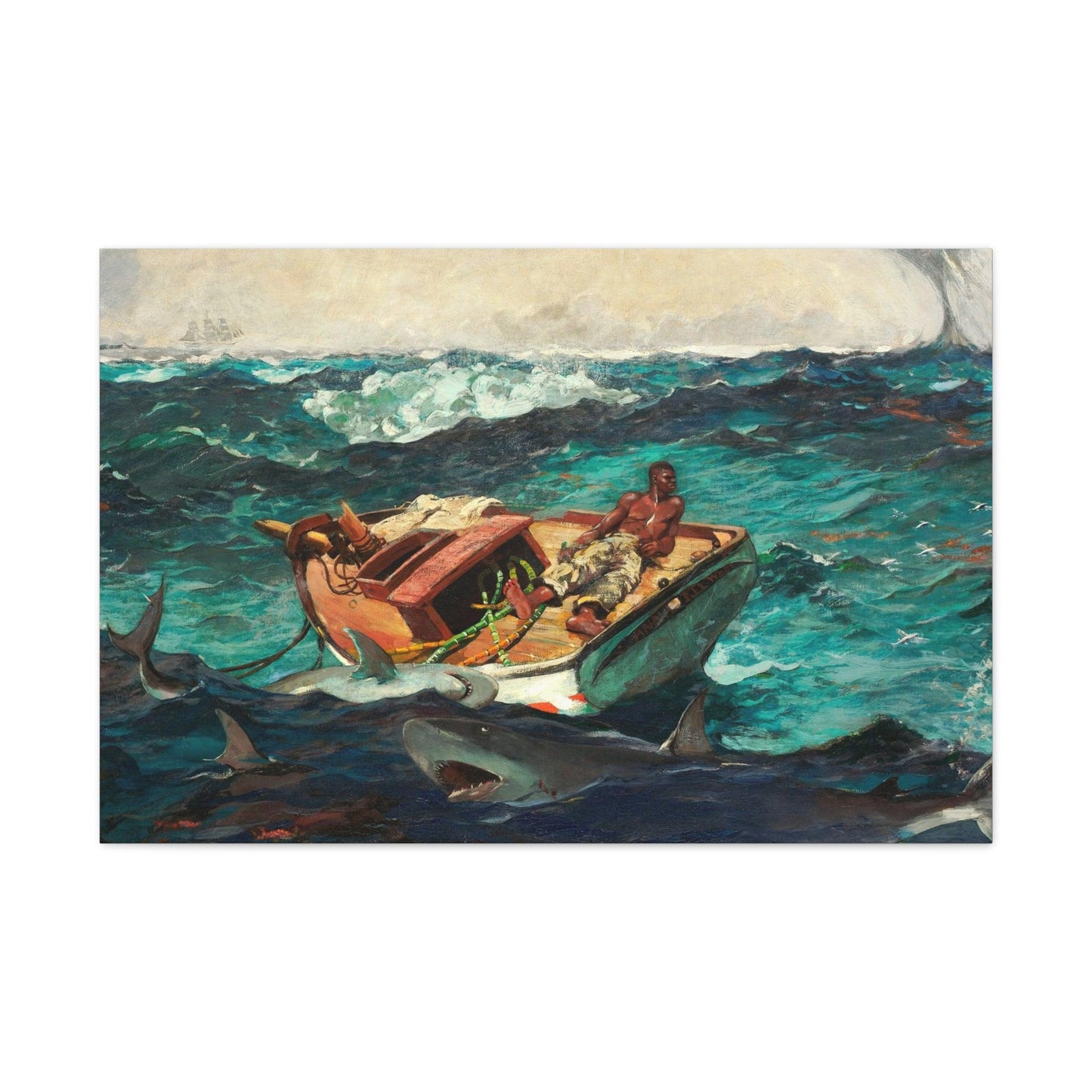 The Gulf Stream (1899) by Winslow Homer - Canvas Gallery Wraps