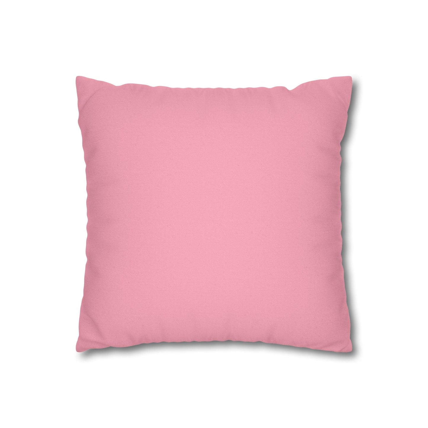 Fun Things in To Do List Cushion Cover - Spun Polyester Square Pillowcase in Cream and Pink