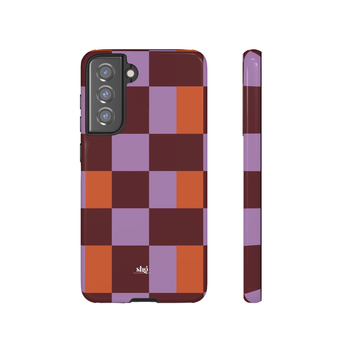 Plum Patchwork Phone Case