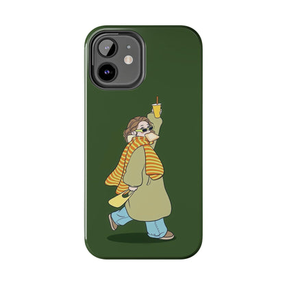 Snack Stroll & Sassy Sips Chic iPhone Cases