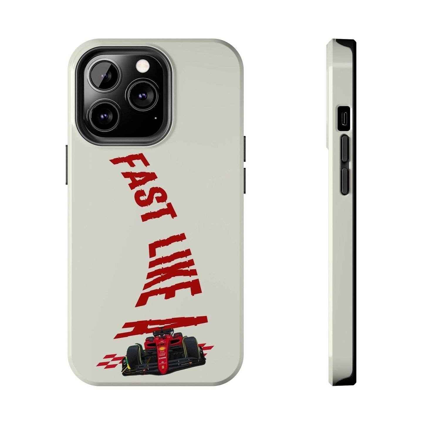 Fast Like a Race Car Tough iPhone Cases