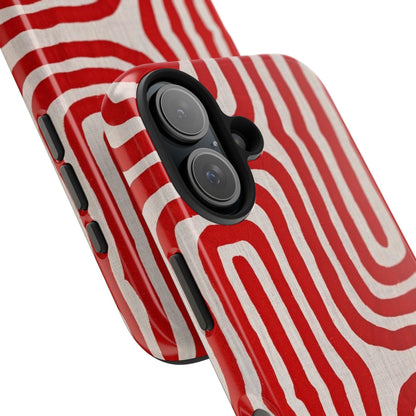 Scarlet Labyrinth Tough iPhone Cases