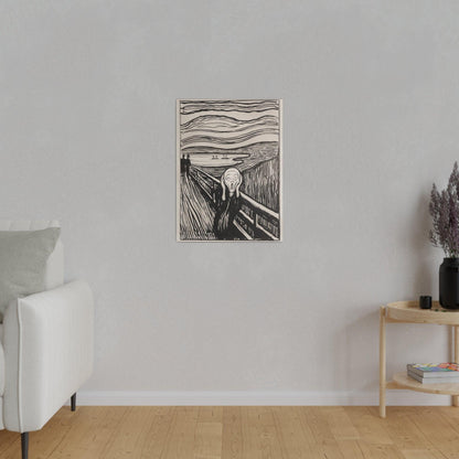 The Scream (1895) by Edvard Munch - Matte Canvas, Stretched, 0.75"