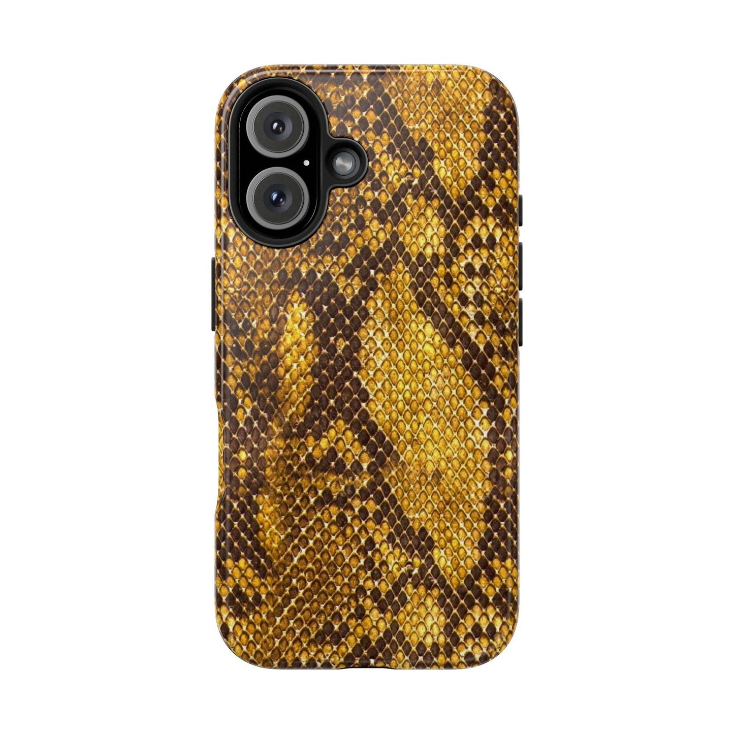 Golden Viper Scales Tough iPhone Cases