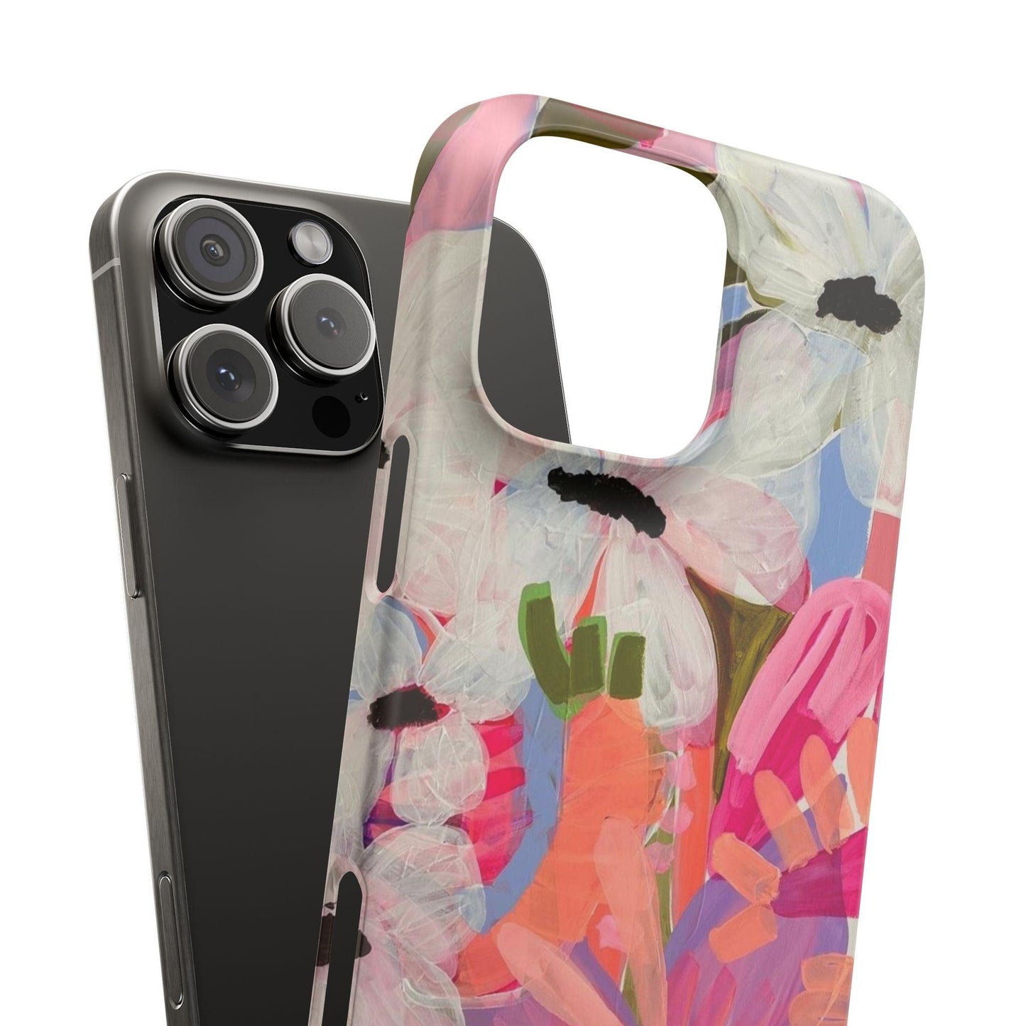 Blossoming Grace Floral Snap iPhone Cases