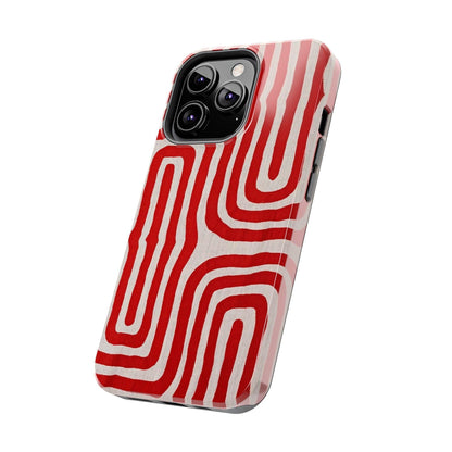 Scarlet Labyrinth Tough iPhone Cases