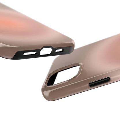 Taupe Aura Tough iPhone Cases