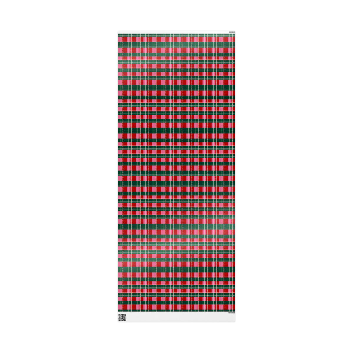 Miss Merry Tartan Christmas Gift Wrapping Paper