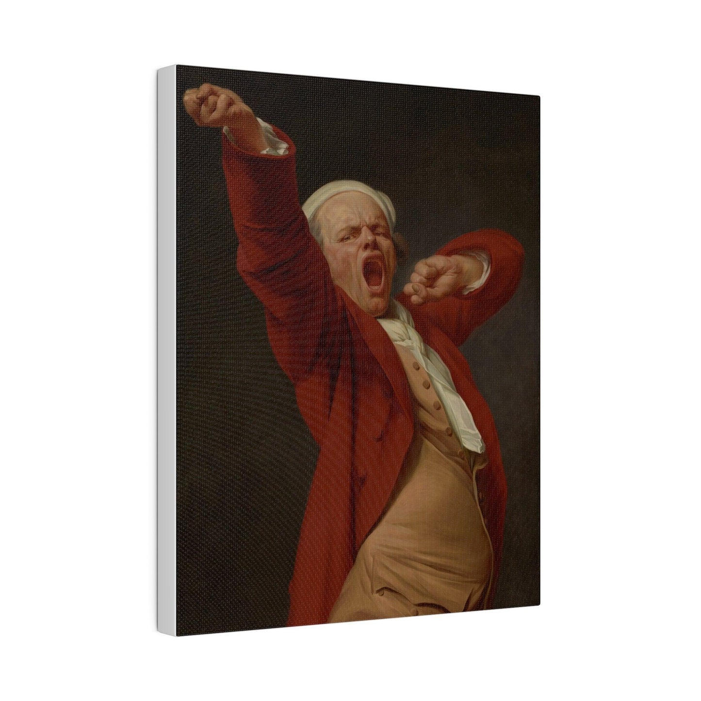 Self-Portrait, Yawning by Joseph Ducreux - Matte Canvas, Stretched, 0.75"