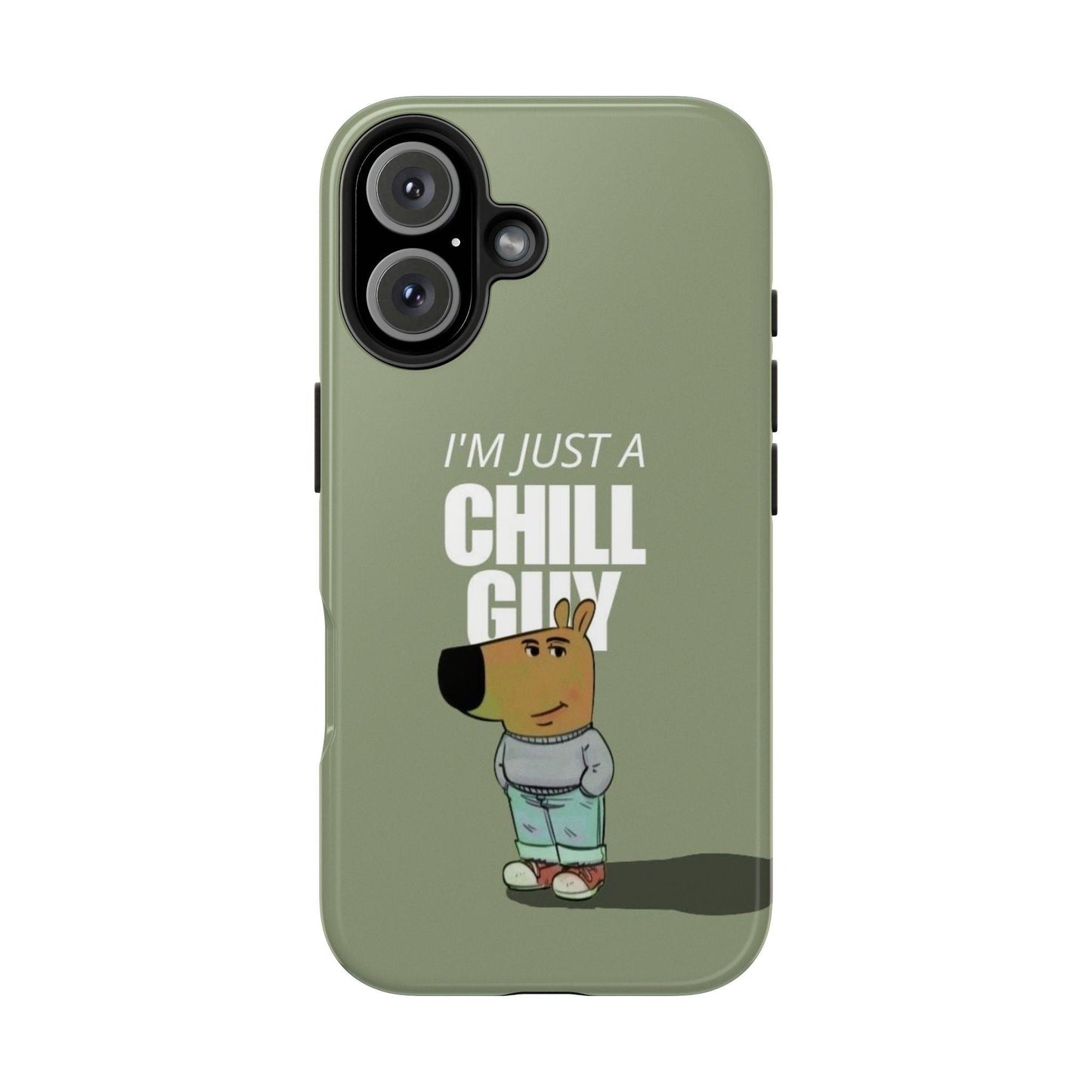 Chill Guy Meme Tough iPhone Cases