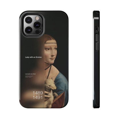 Da Vinci's Ermine Elegance Tough iPhone Cases