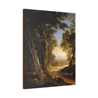 The Beeches by Asher Brown Durand on a Matte Canvas Stretched 0.75