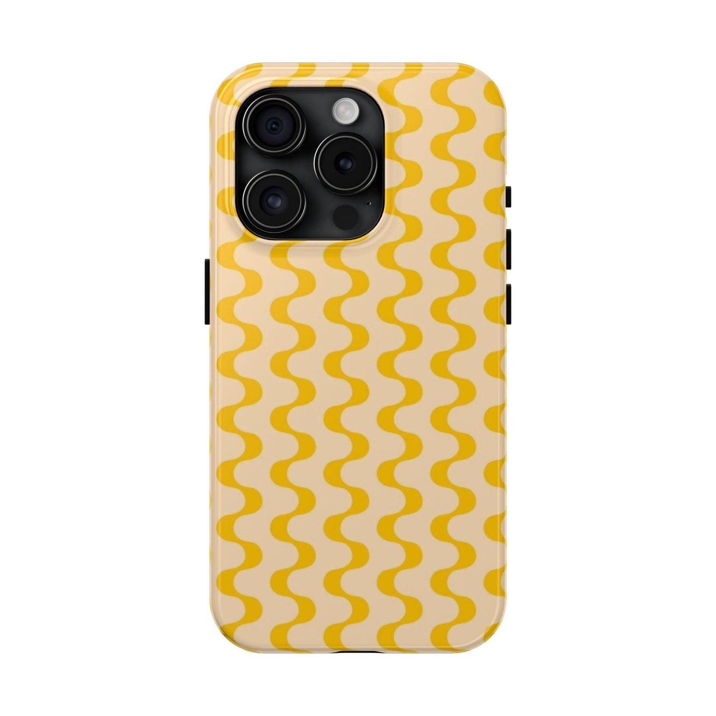 Yellow Dancing Dunes Tough iPhone Cases