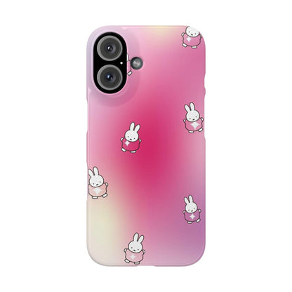 The Bunny Aura Pink Snap Cases