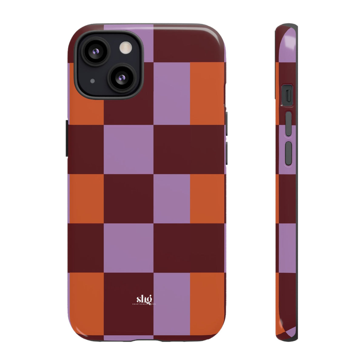 Plum Patchwork Phone Case