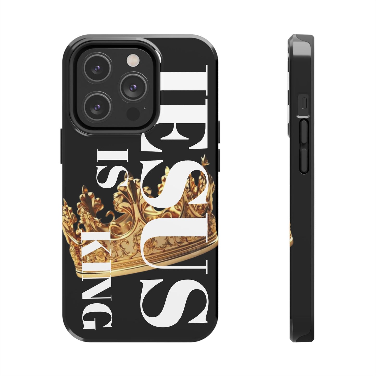 Jesus is King iPhone Cases