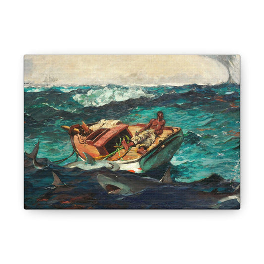 The Gulf Stream (1899) by Winslow Homer - Canvas Gallery Wraps