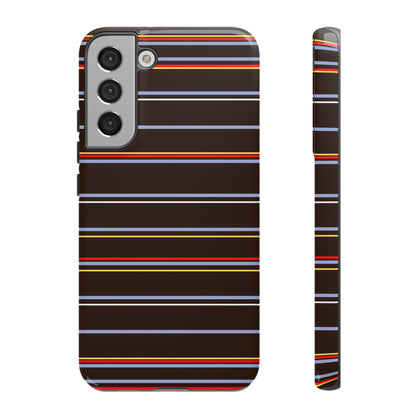 Chocolate Citylines Striped Phone Case