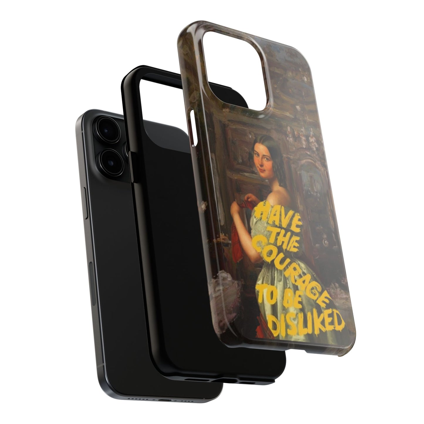 Victorian Art Twist - Have Courage - iPhone Cases