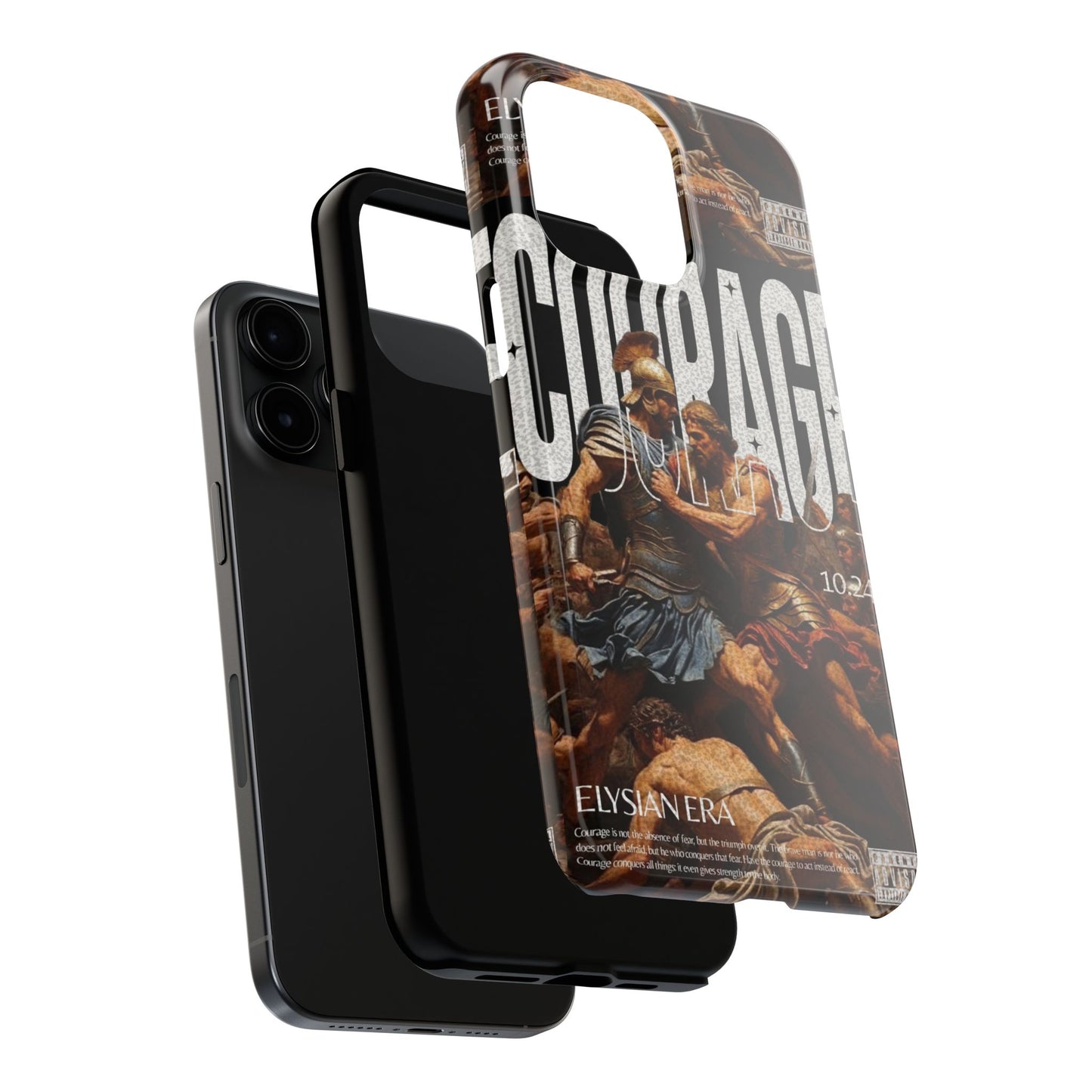 Courage Battle Scene iPhone Cases