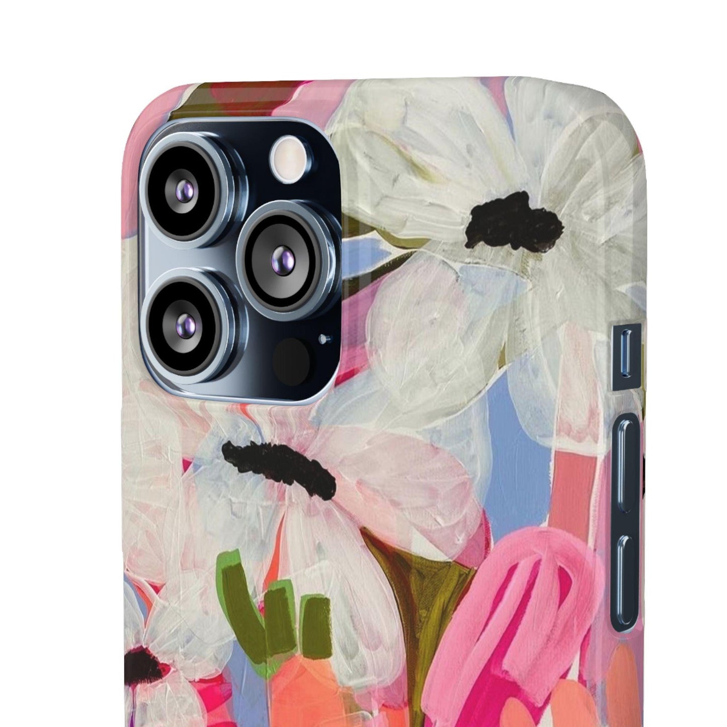 Blossoming Grace Floral Snap iPhone Cases