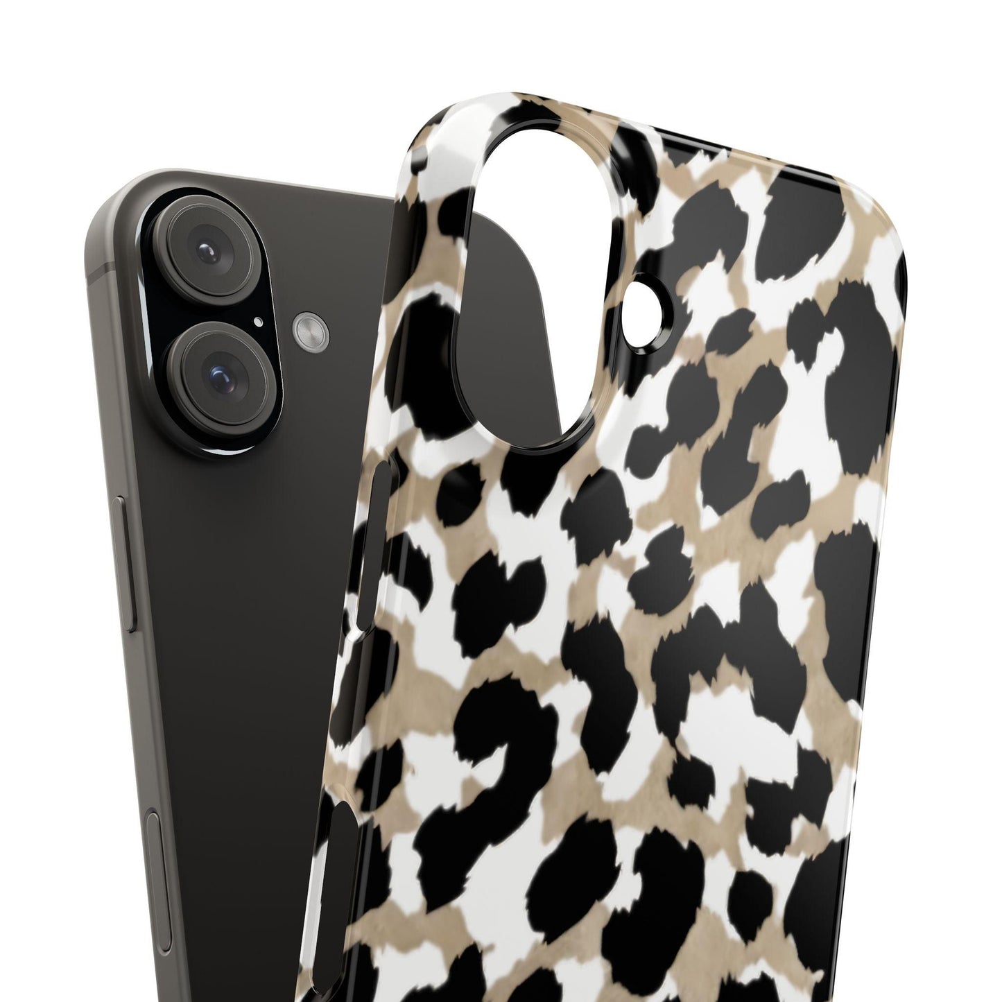 Savanna Noir Spots Slim iPhone Cases