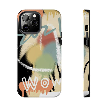 Abstract Splash: Wow Edition Tough iPhone Cases