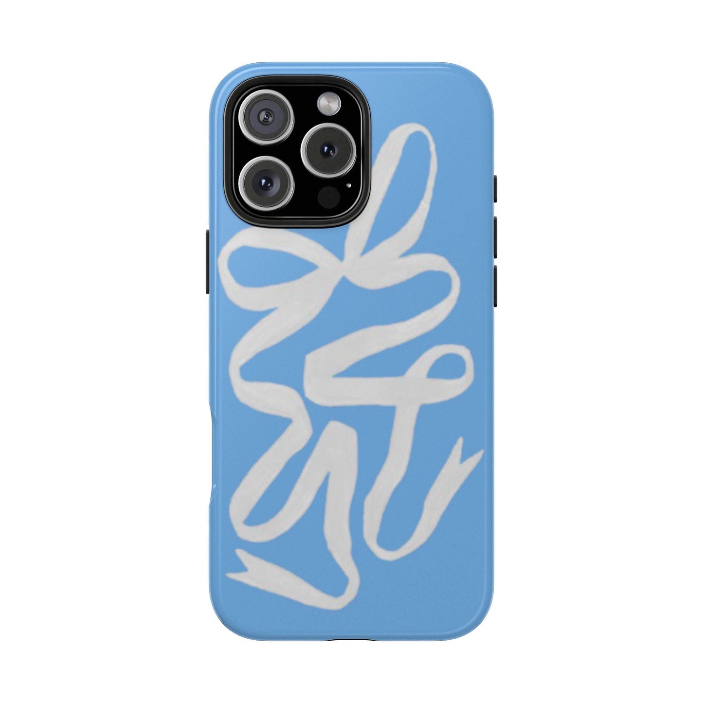 Bow in Blue Cute iPhone Cases