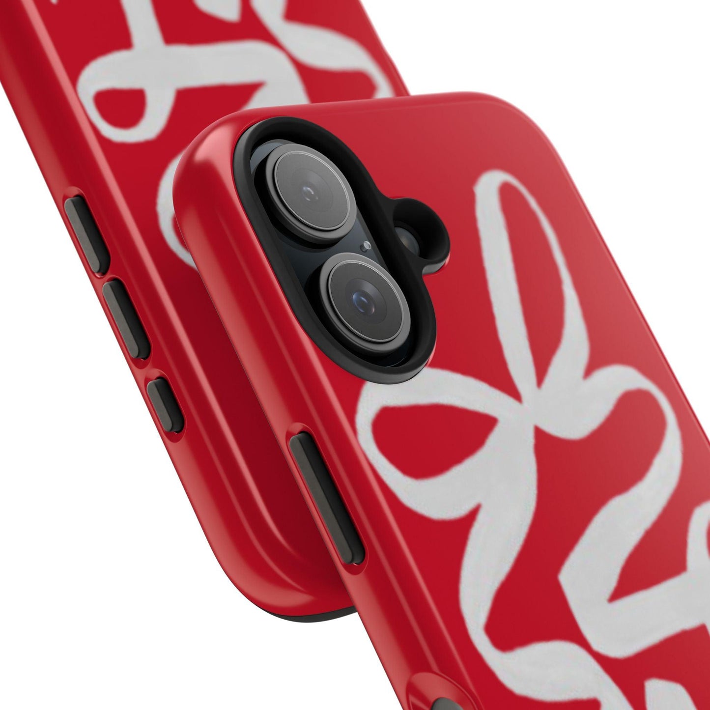 Bow Ribbon Red iPhone Cases