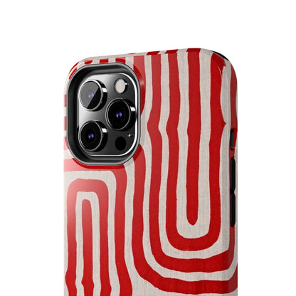 Scarlet Labyrinth Tough iPhone Cases