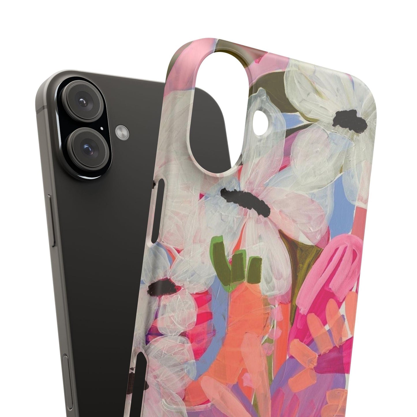 Blossoming Grace Floral Snap iPhone Cases