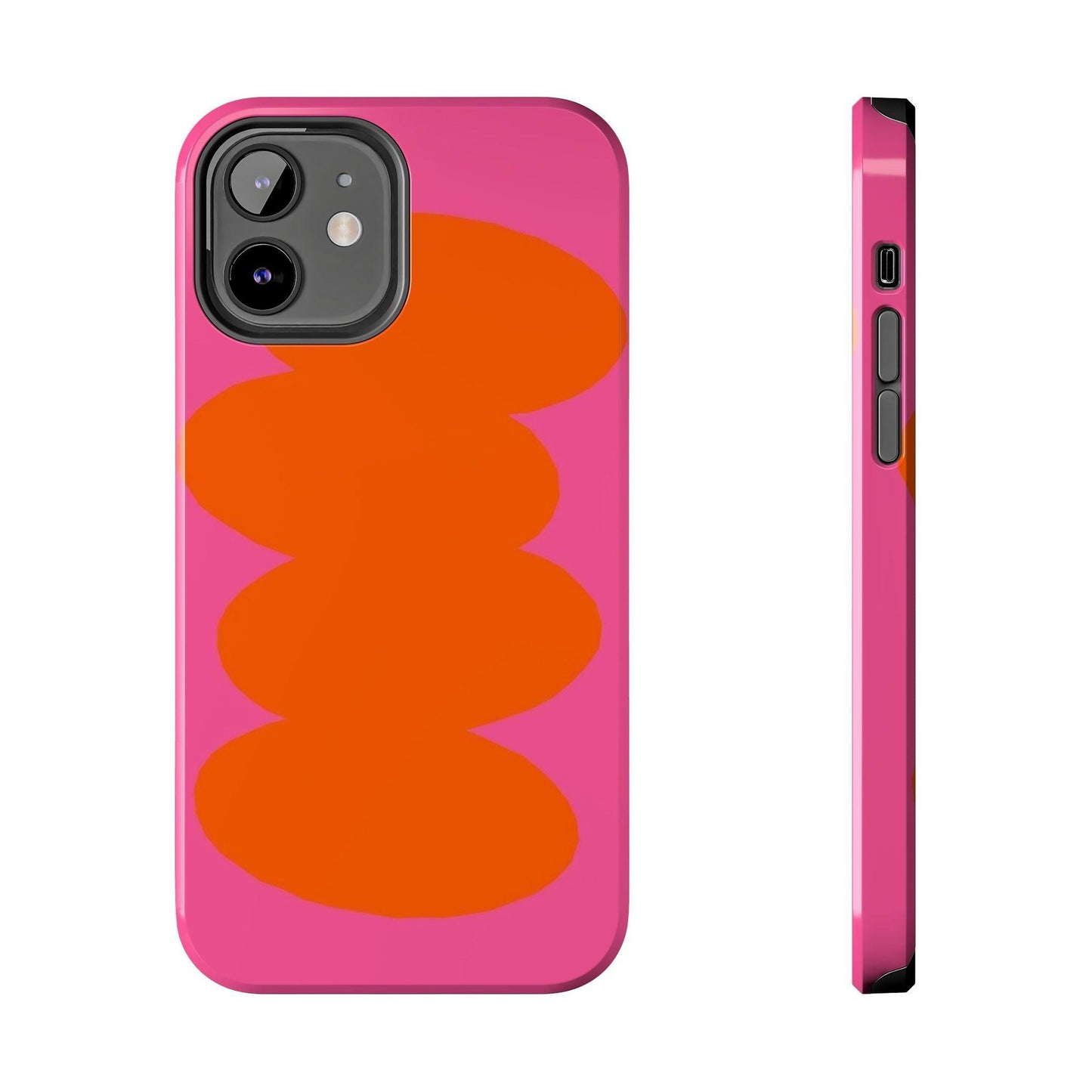 Pink Tangerine Blush Tough iPhone Cases