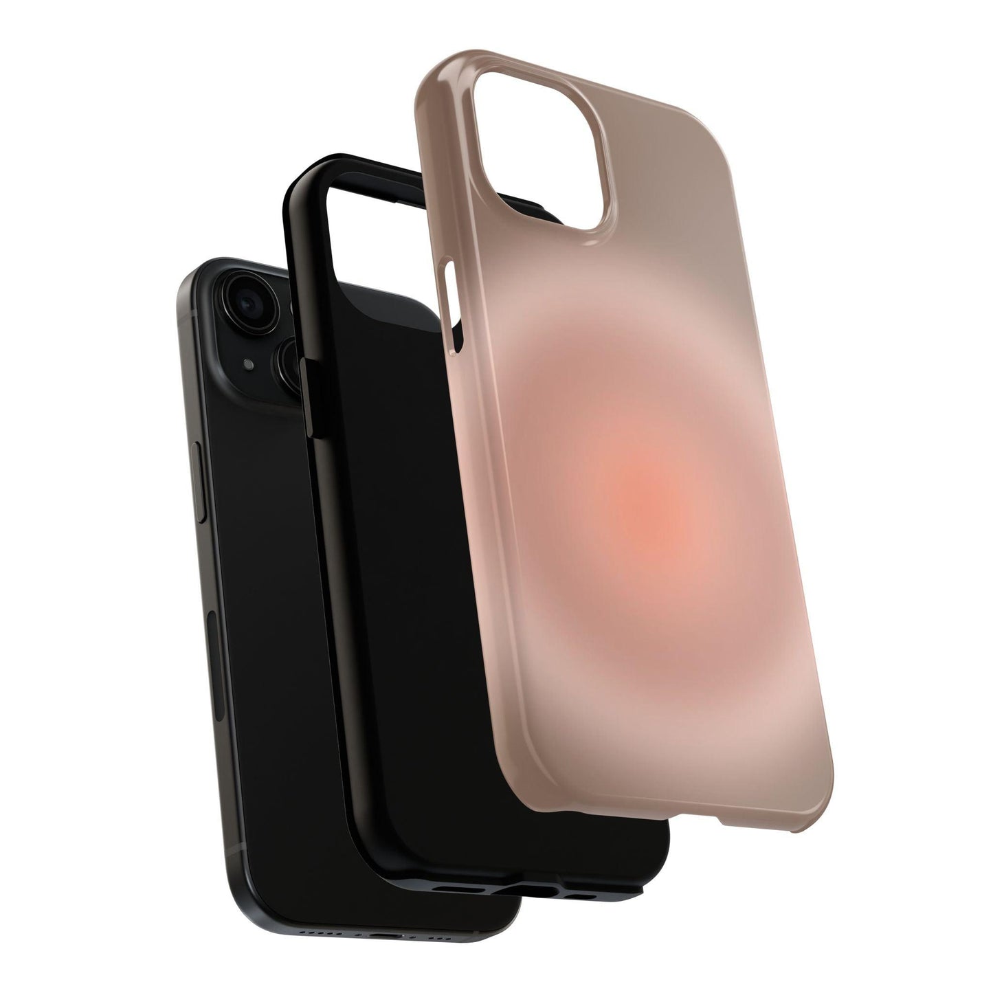 Taupe Aura Tough iPhone Cases