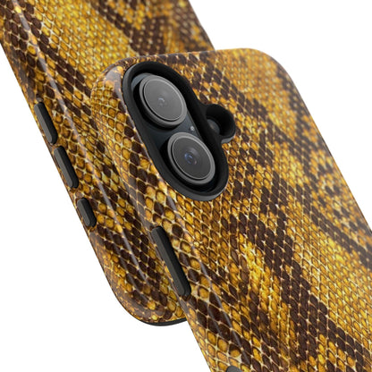 Golden Viper Scales Tough iPhone Cases